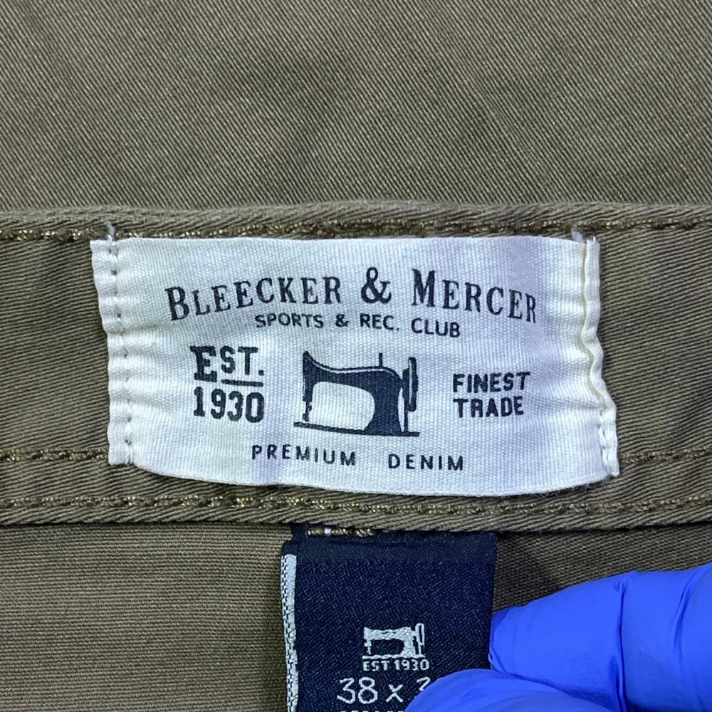 Bleeker‎ & Mercer Men's Cargo Pants Brown Utility Rider Moto Biker Size 38x32